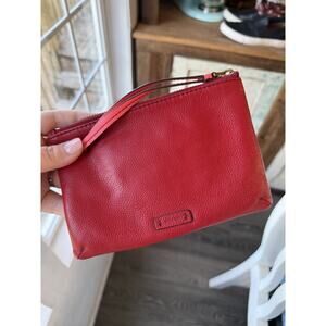 Fossil Color block Leather Wristlet Wallet